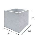 Concrete pot 50×50